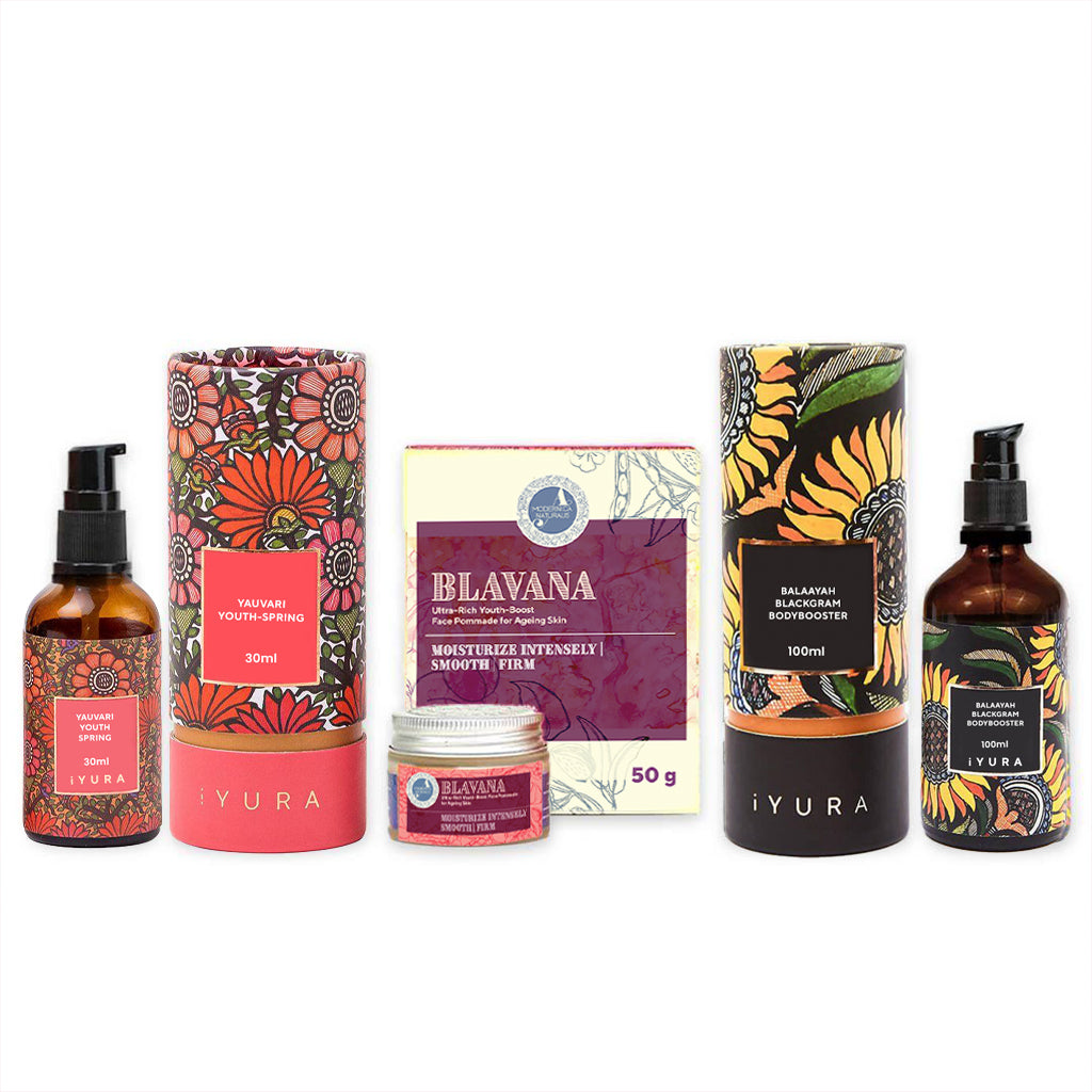 The Ayurveda Experience Black Gram Edit - Gesichts- und Körper-Trio mit der Kraft der schwarzen Gramm