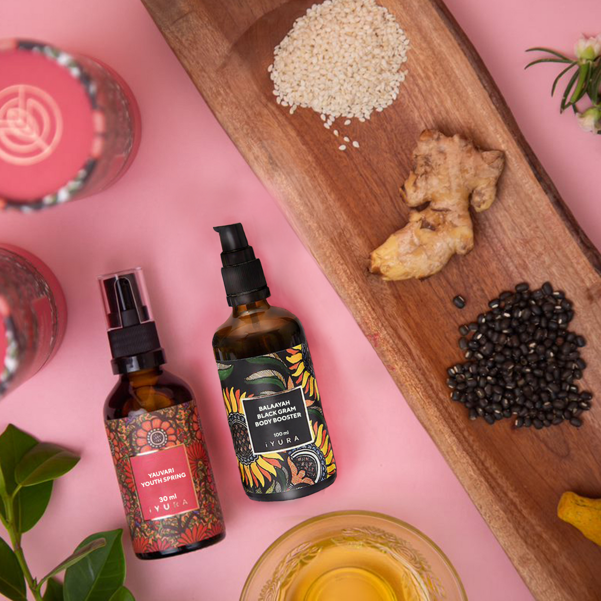 Black Gram Face &amp; Body Duo - Beste Feuchtigkeitscremes für trockene Haut, alternde Haut und reife Haut - Natürliche Hautpflege für strahlende Haut