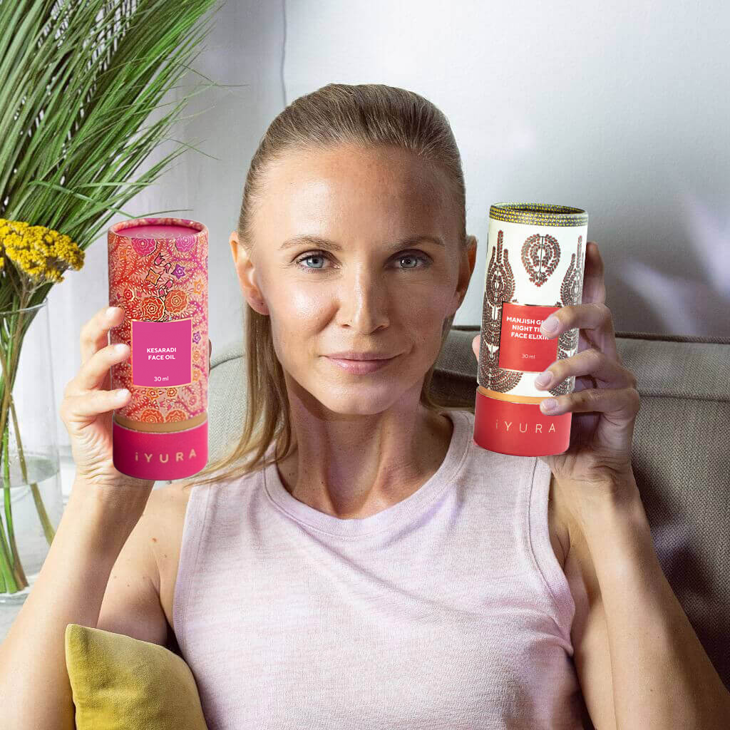 Tag & Nacht Gesichtsöl-Duo - Der beste Feuchtigkeitsspender für gesunde Haut - Ayurvedisches Naturkosmetik-Set